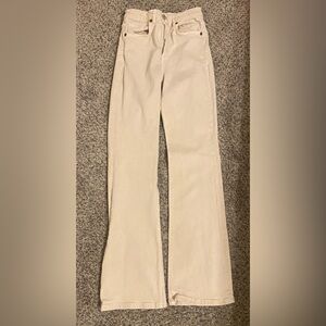 Zara flared high rise jeans